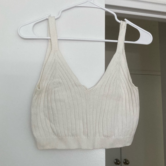Aerie cropped knit tank - Picture 1 of 3